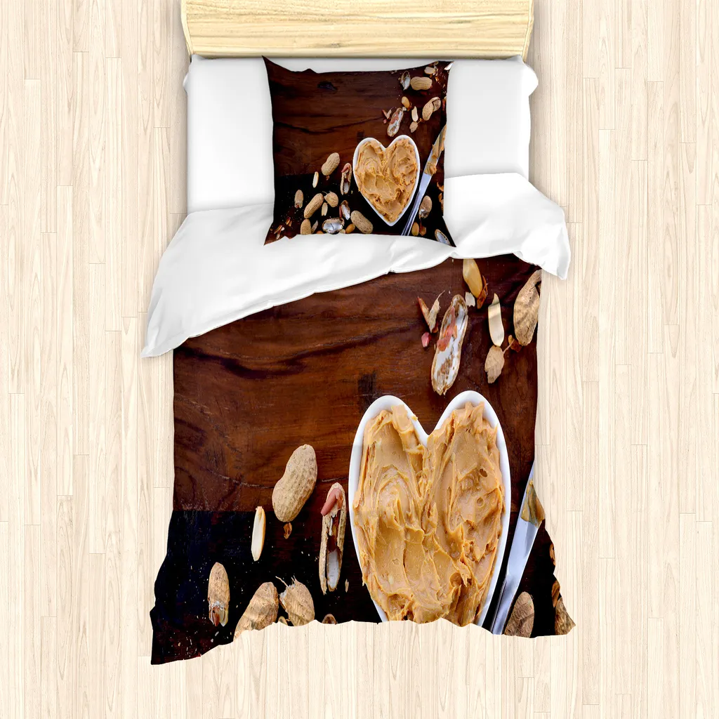 Copripiumino Rustico Legno ABAKUHAUS - Design Vintage per Letto Singolo