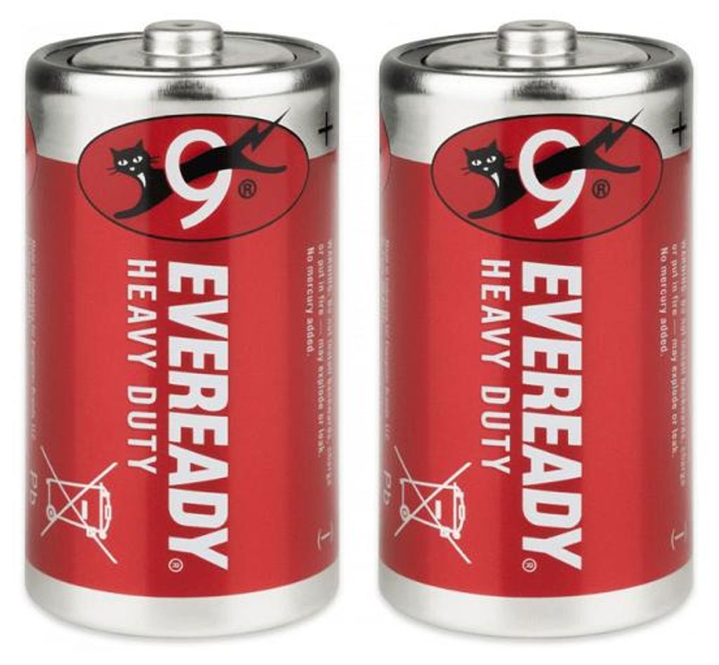 Batterie Eveready (Wonder) C Zinkchloridbatterie - 24 Stück