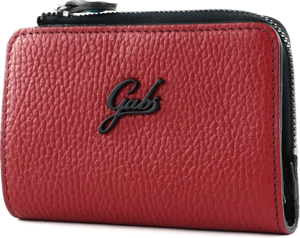 Grand Portefeuille Femme en Cuir Rouge Gabs Gmoney57 Bull Euphoria