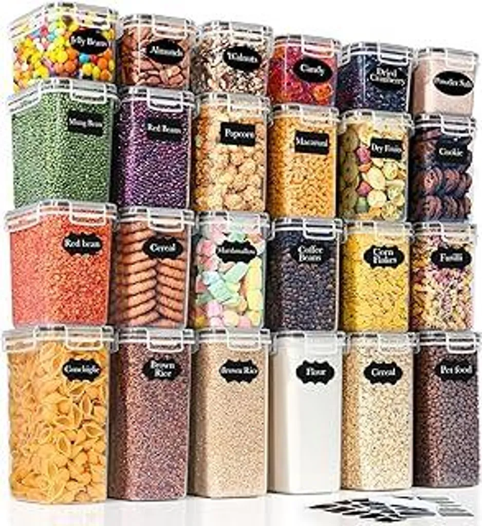 Contenitori Cucina Salvaspazio GoMaihe - Set 24 Pezzi Ermetici BPA Free