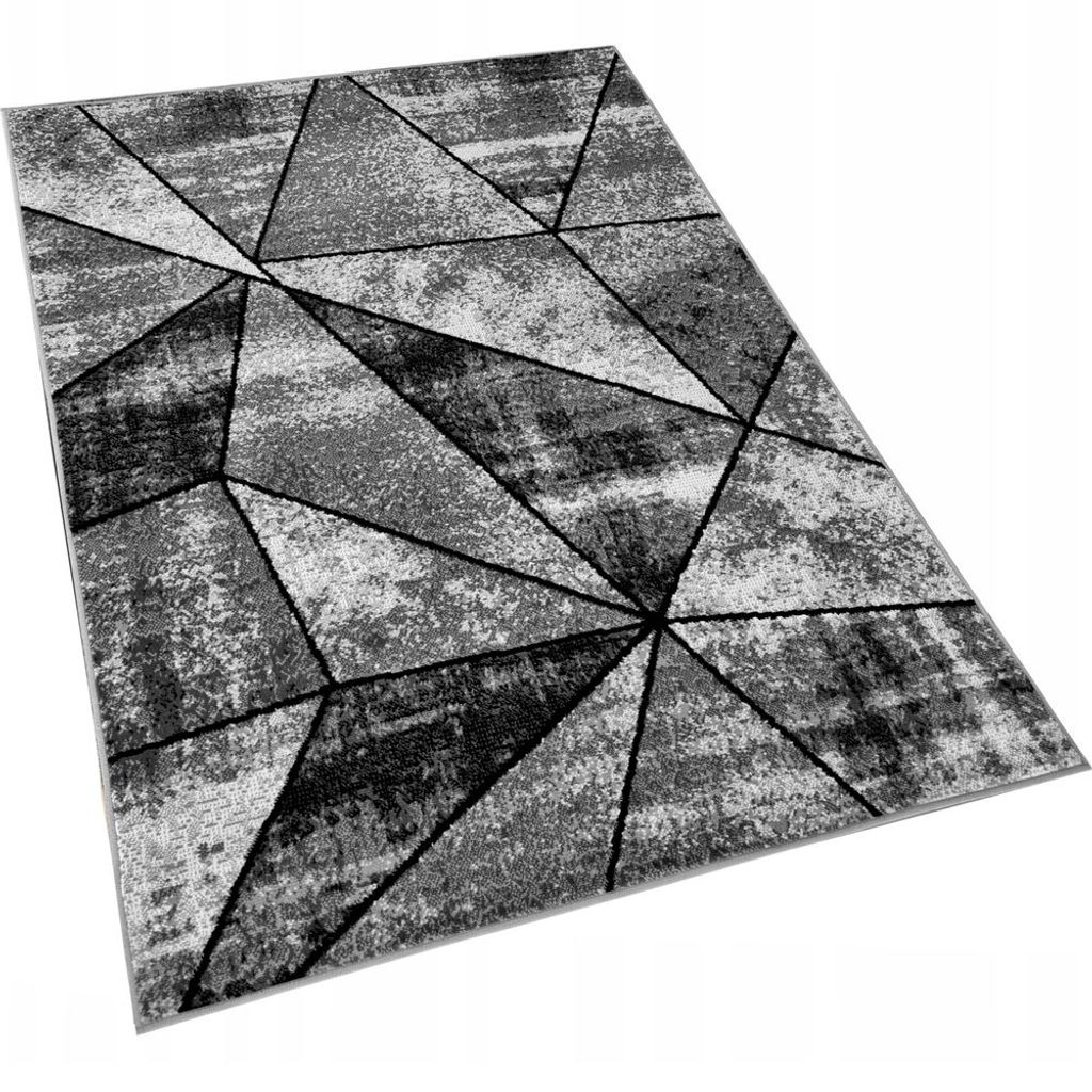 Geometrický kusový koberec 120x170 cm LUKEN - šedý Obrázok produktu 