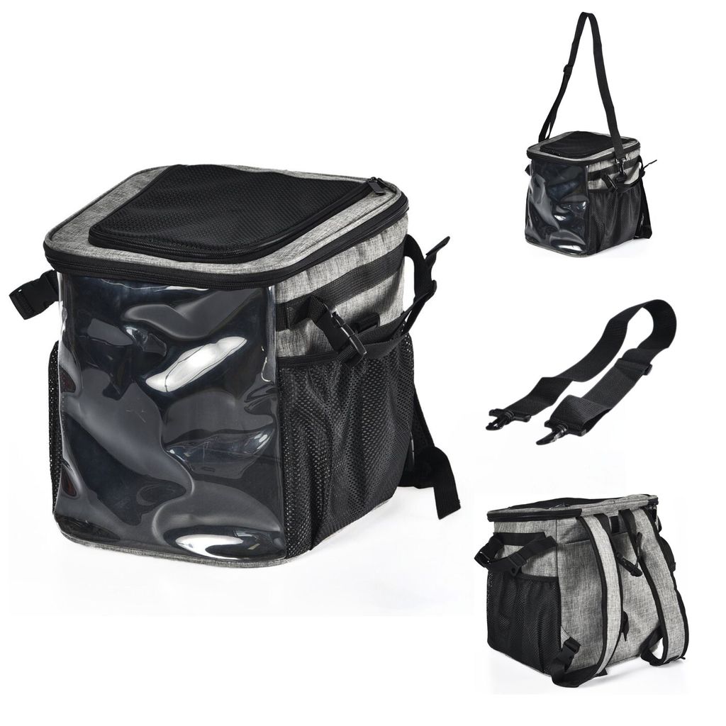 HiPet Tragbarer Transporttasche für Haustiere bis 5 kg – Leicht, Sicherheitsriemen, Belüftungslöcher, weiches Innenmaterial,Outdoor-Tasche, ...