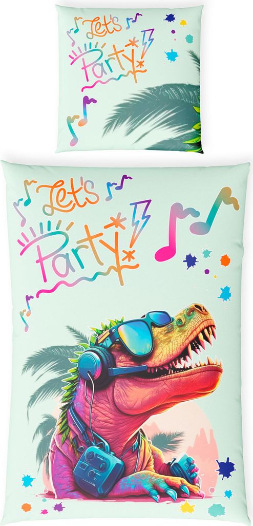 Baumwoll Bettwäsche Renforce Kinderbettwäsche Glow Hornisch