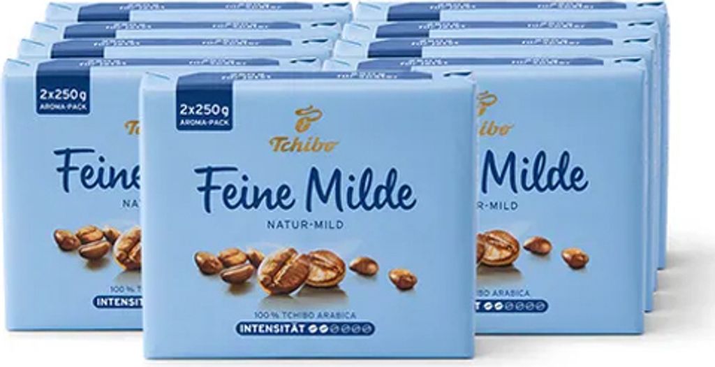 Tchibo - Feine Milde Gemahlener kaffee - 9x 500g (2x 250g) Produktbild 