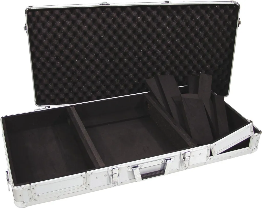 Console ROADINGER DIGI-1 Flightcase DJ pour 2 Lecteurs CD et Mixeur 12