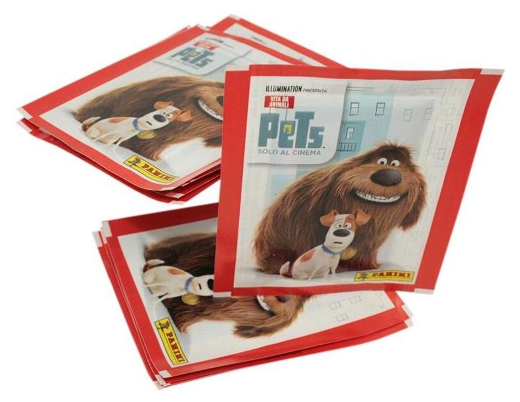 Panini - Pets Movie - Sammel-Sticker - 10 Tüten