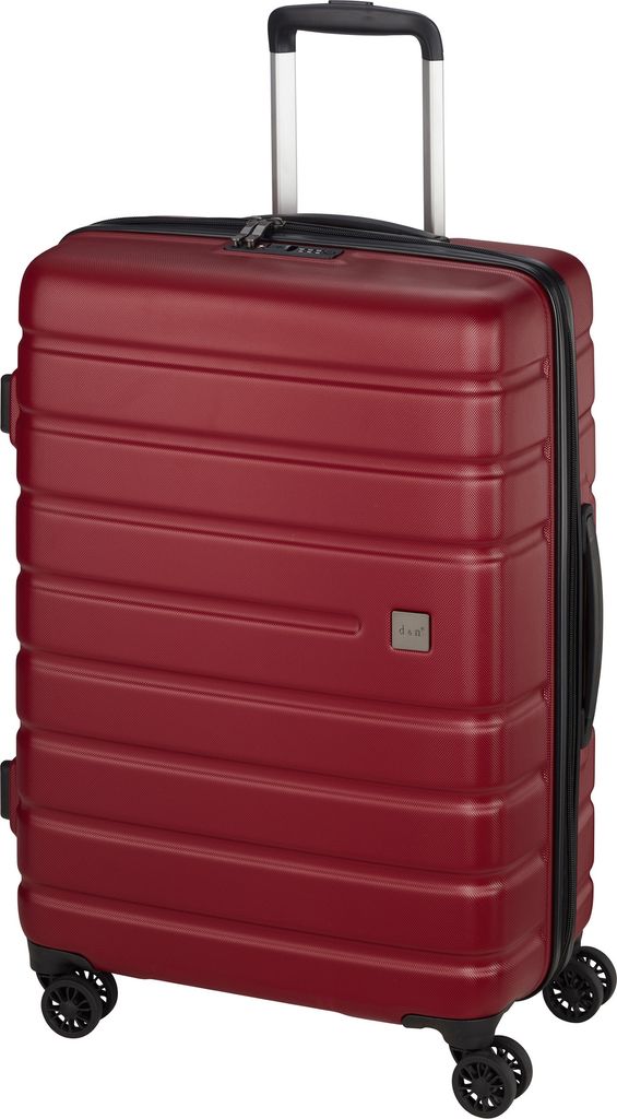 Reise Hartschalen TSA Koffer Mittlerer 70 Li Rollen Trolley 67 cm Rot Bowatex