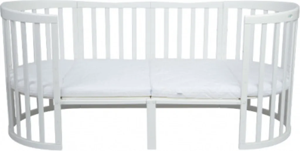 Lit Bébé MAXI+ Blanc avec Matelas - Économisez sur les Frais de Port