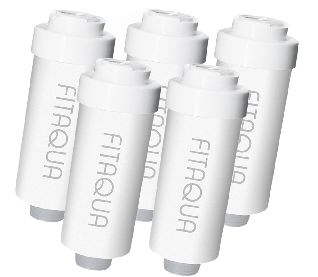 5x FITaqua Duschfilter Wasserfilter gegen Kalk/Chlor Shower Produktbild 