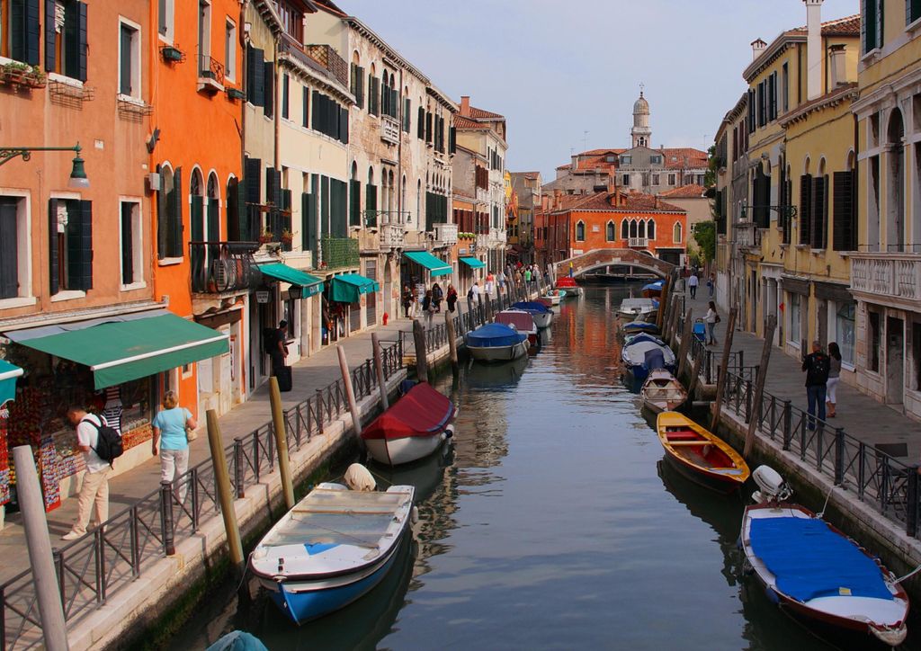 hansepuzzle 107809 - Venedig Puzzle, 260 Teile, Orte, 41,0 x 28,0cm mit hochwertiger Aufbewahrung, Kartonbox und wiederverschließbarem Beutel