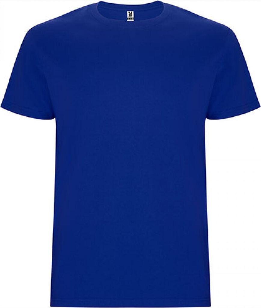 Roly CA6681 | Stafford T-Shirt - Doppellagiger Rundhalskragen - Farbe: Royal Blue 05 - Größe: L