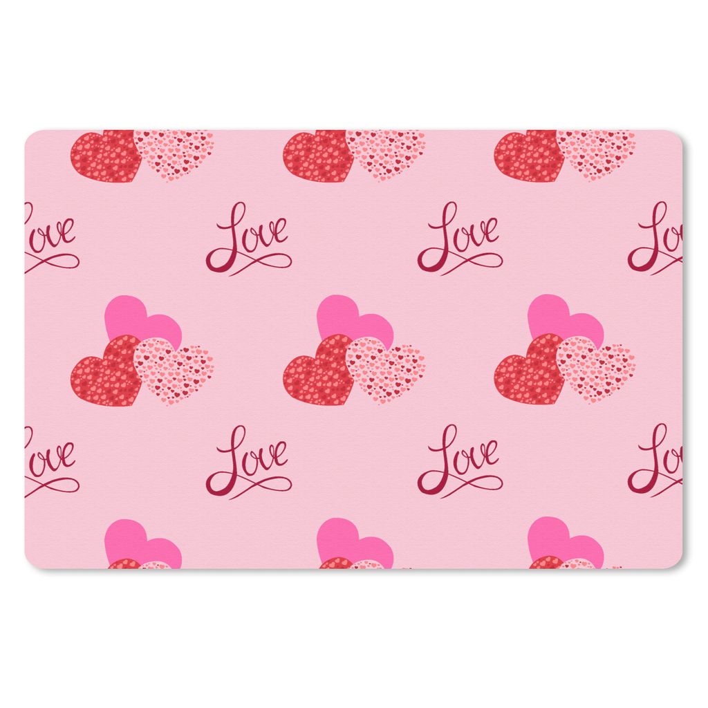 MuchoWow Mauspad Mousepad Liebe - Design - Liebesgeschenk 27x18 cm - Mousepads - Maus Mat - Pad - Mausunterlage - Büroartikel - Desk Matten