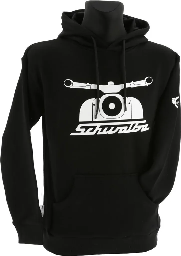 Hoodie noir Swallow 1964 pour homme, sweat à capuche classique taille L