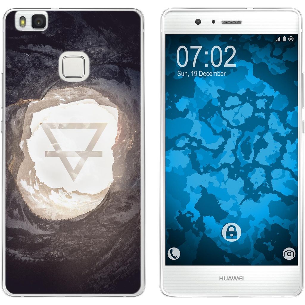 PhoneNatic Case kompatibel mit Huawei P9 Lite Silikon-Hülle Element Erde M2