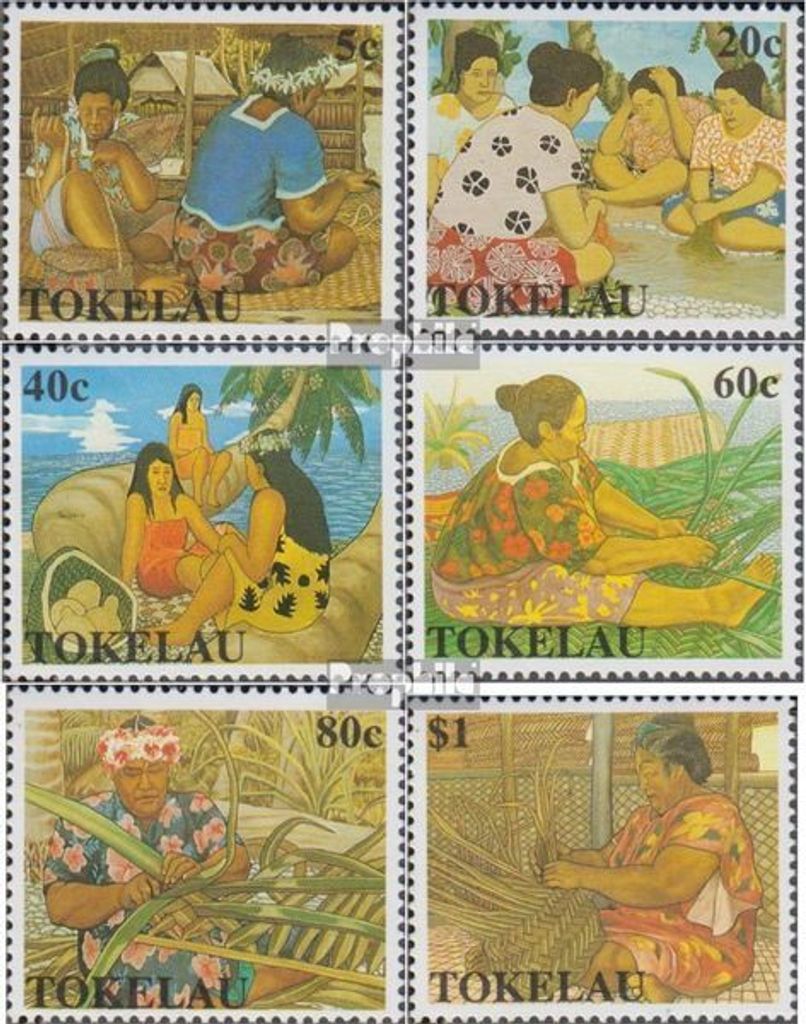 Briefmarken Tokelau 1990 Mi 171-176 (kompl.Ausg.) Produktbild 
