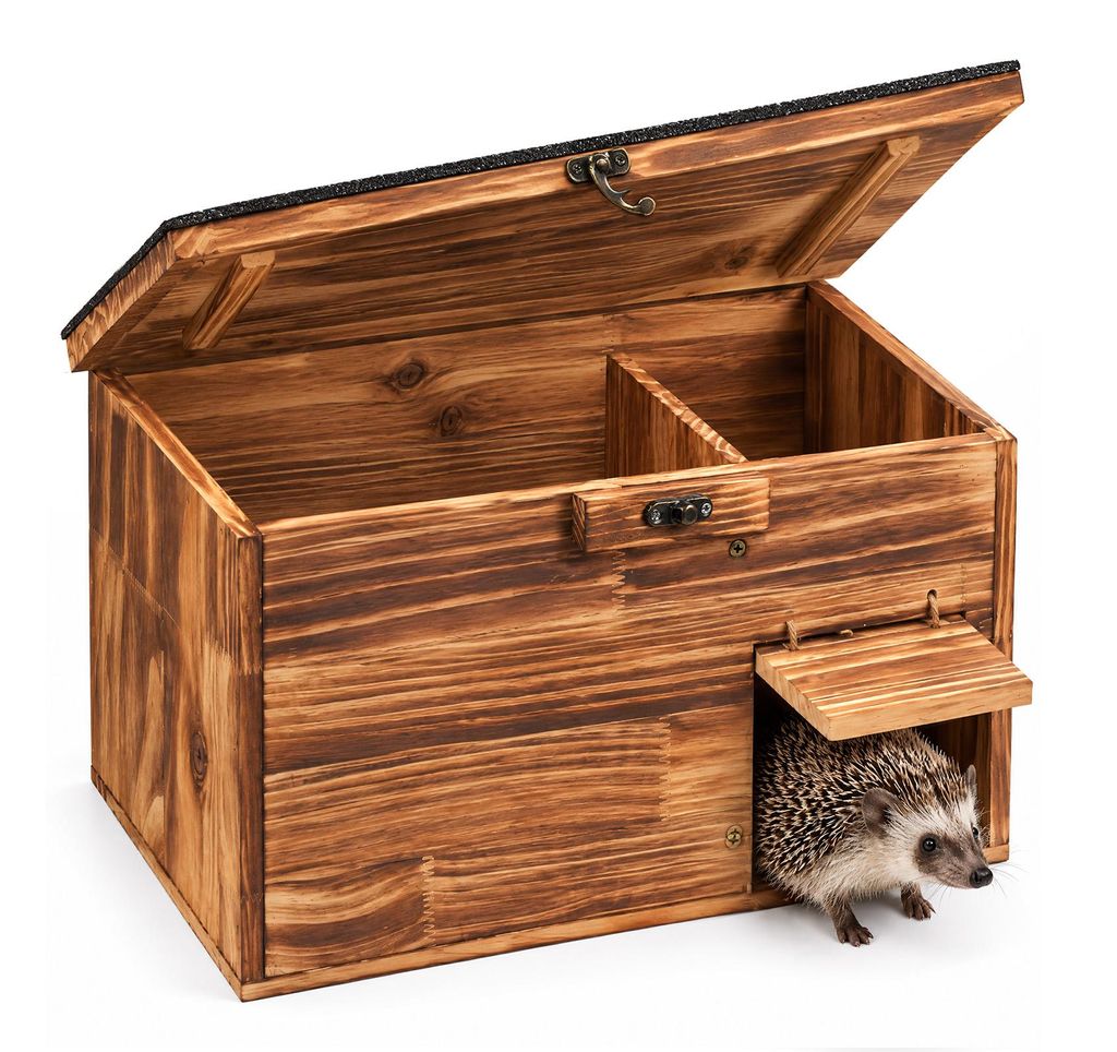 Igelhaus XXL 45x32x27 cm, Igelhaus aus Tannenholz mit Produktbild 