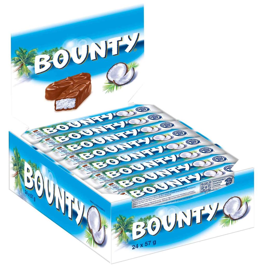 BOUNTY 462184 BOUNTY Schokoriegel 24 Riegel Productafbeelding 