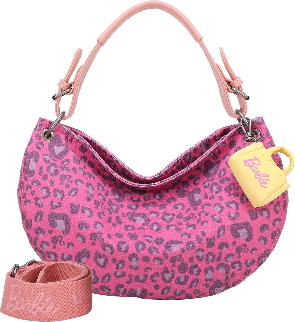 Fritzi aus Preußen Schultertasche Umhängetasche Bitzi11 Leo Silhouette Limited Barbie Hobo Bag Leo Fuchsia pink