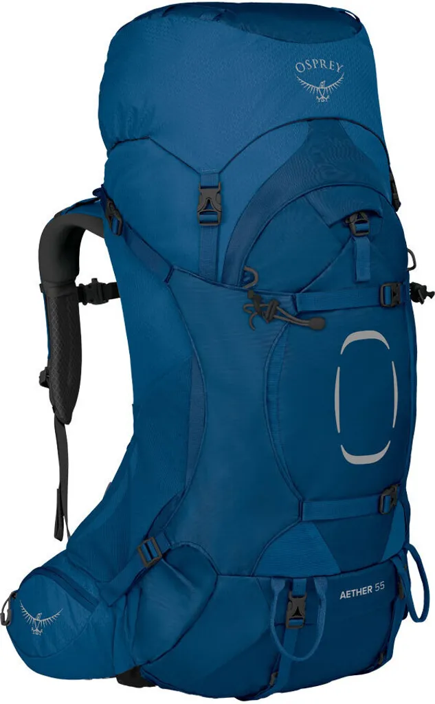 Sac à Dos de Trekking Homme Aether 55 Bleu Capacité 55 Litres S/M
