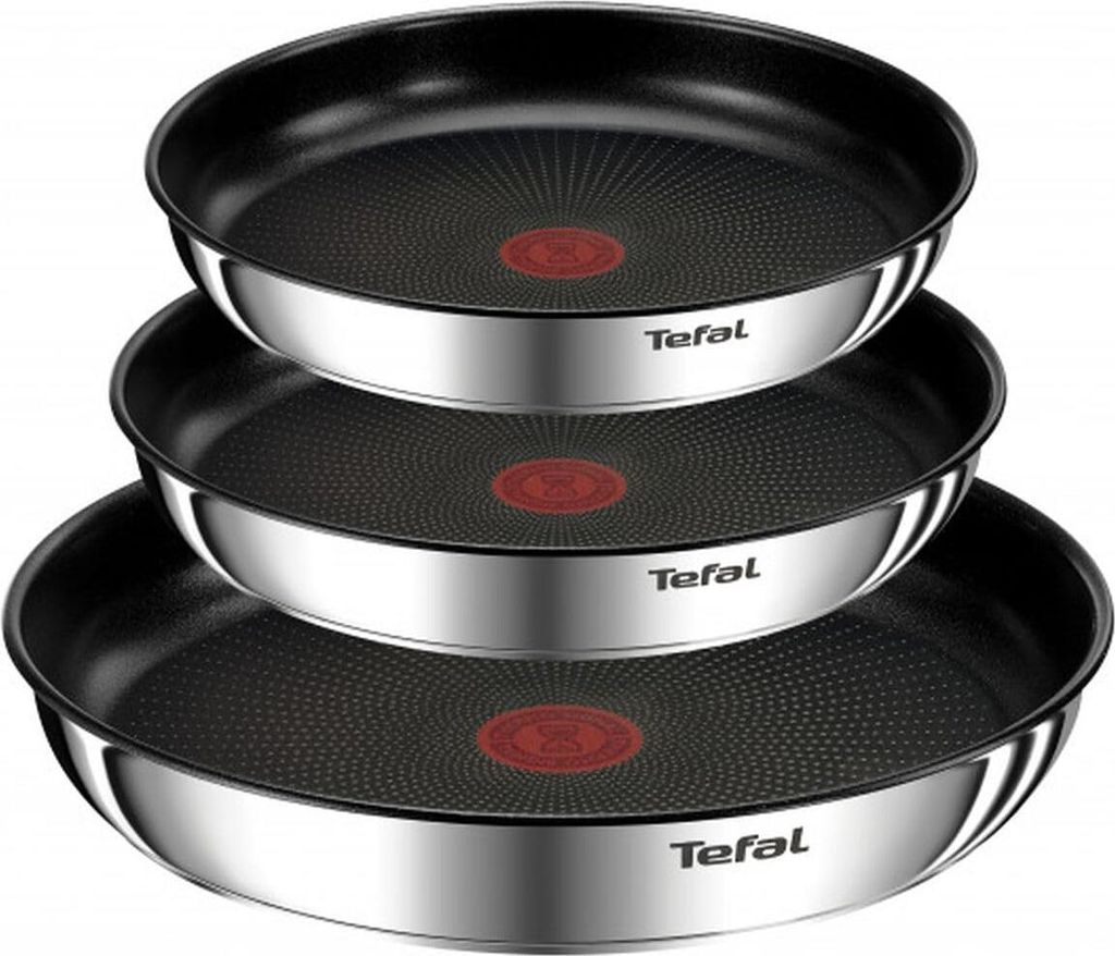 Tefal L8974s45 Set di pentole 3 unità Argento Argento Immagine del prodotto 