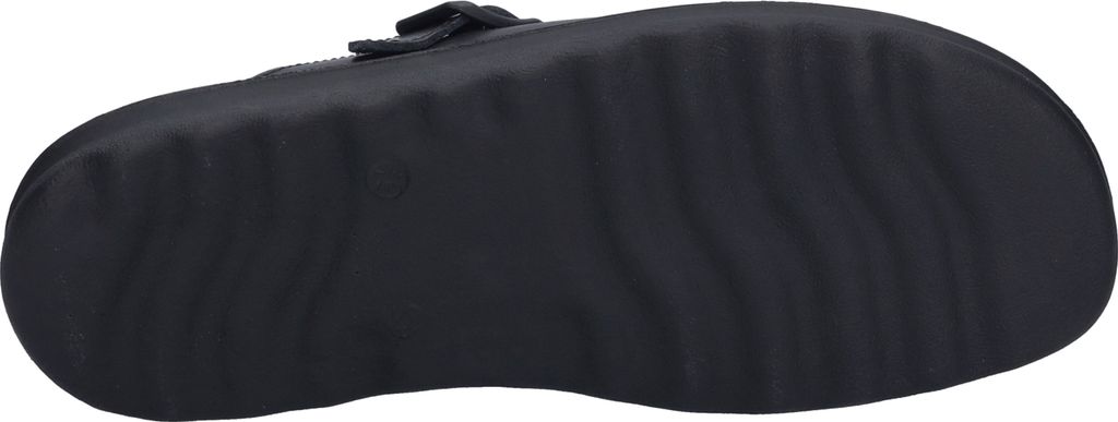 Josef Seibel Herren Hausschuh aus Rindsleder - leicht flexibel robust 22002, Größe:45 EU, Farbe:Schwarz