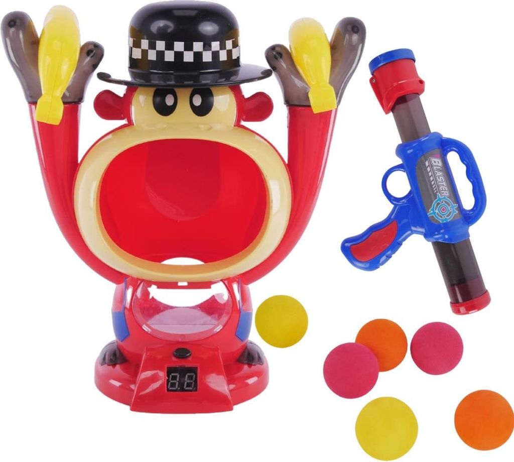 Hungriger Affe Zielschießen Kugelkanone Licht Led Sound