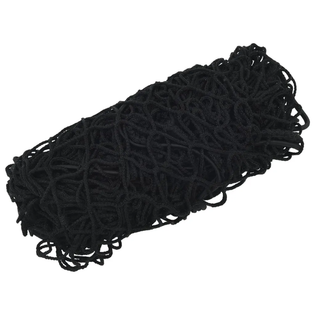 vidaXL Rete da Rimorchio 5x3 m PP con Corda Elastica Nera - Sicurezza Carico