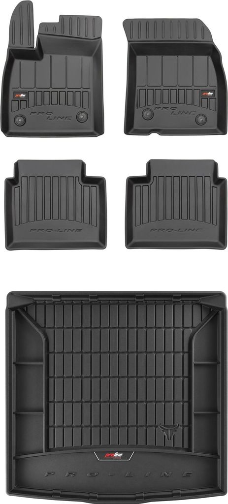 FROGUM 3D Gummimatten und Kofferraummatte für Ford Focus IV ab 2018