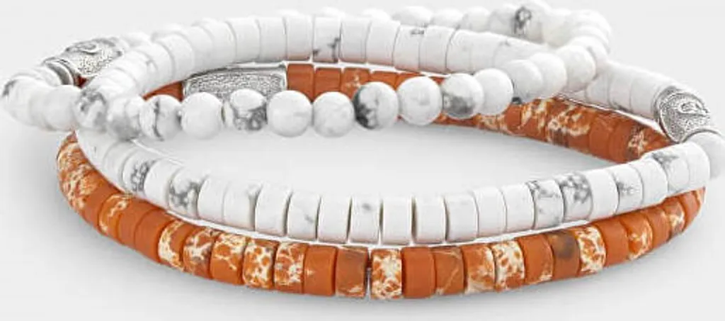 Candyfancy Bracciale Di Perle Simulate | Uomo E Donna | Bianco Rotondo 6mm | Lunghezza 18/19/20 Cm | Gioiello Regalo Con Confezione
