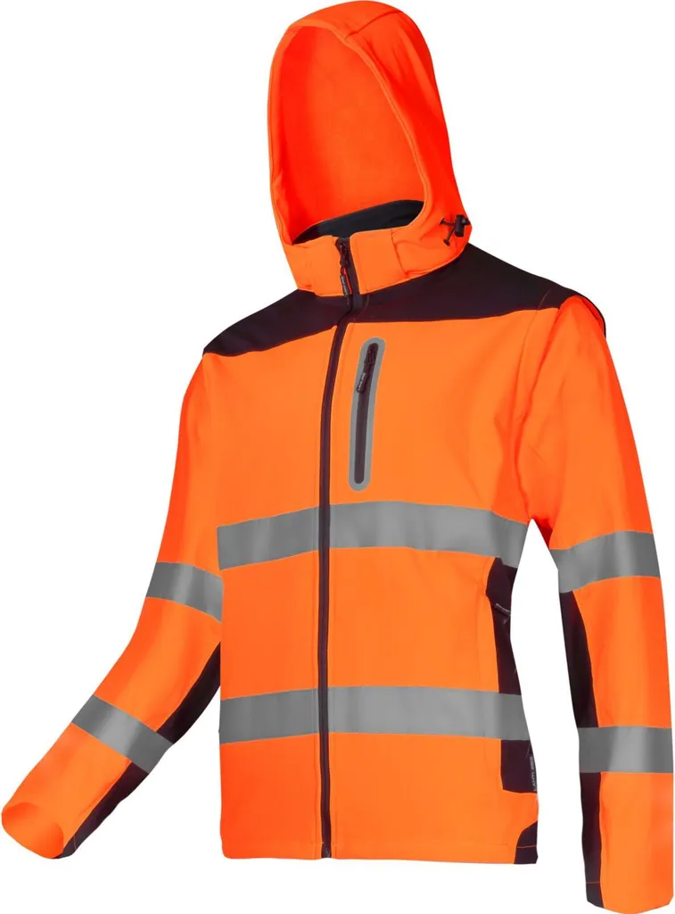 Veste Softshell XL Haute Visibilité : Restez au Sec et Visible au Travail