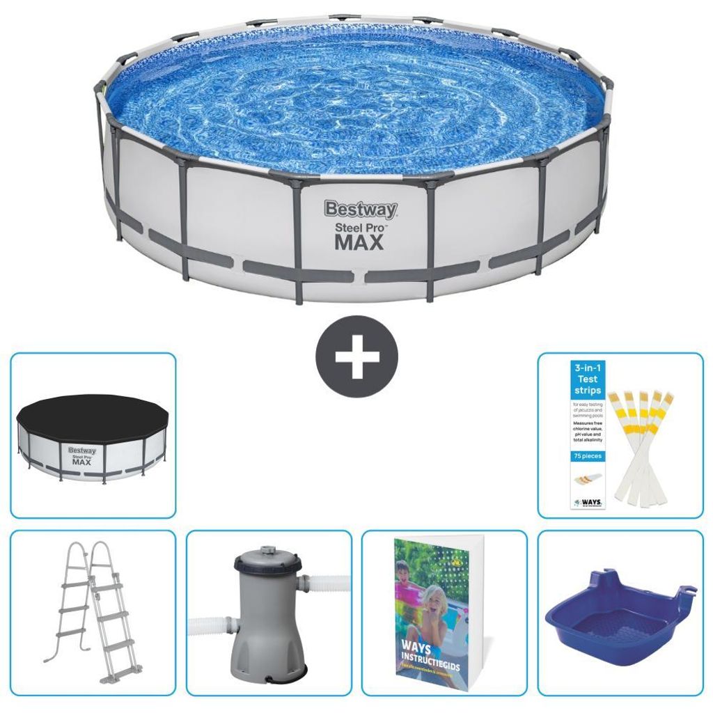 Bestway Steel Pro MAX Rund - 457x122 cm - 7-teilig S662