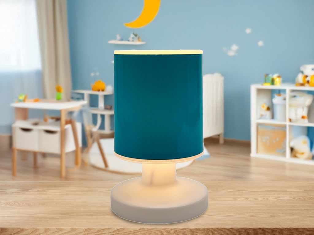Akku Tischlampe Petrol, Höhe 20cm