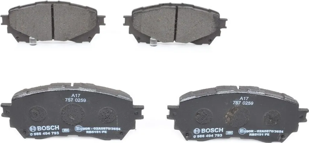 Plaquettes de frein BOSCH 0 986 494 793 haute performance pour Mazda 6 G