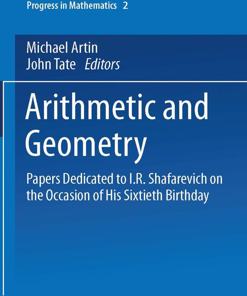 Arithmetic and Geometry