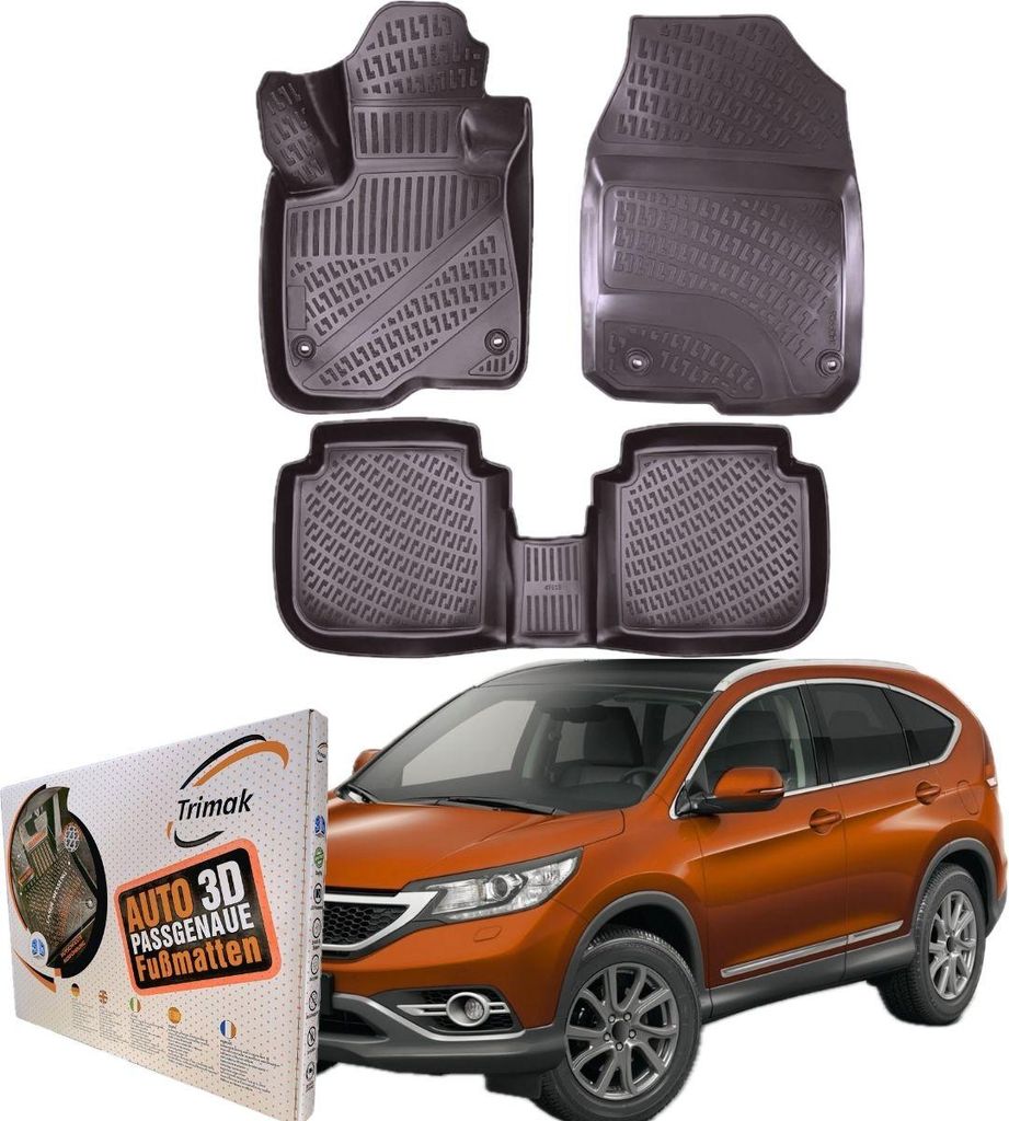 HONDA CR-V 5. Generation (2018 - 2023) Auto Gummimatten Autofußmatten