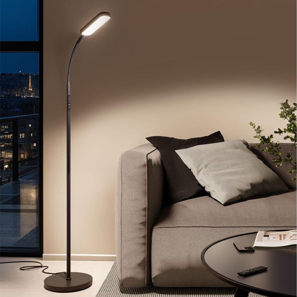 tectake® Stehlampe Prisma 5 Lichtmodi, LED, 12 W 22 x 176 Produktbild 