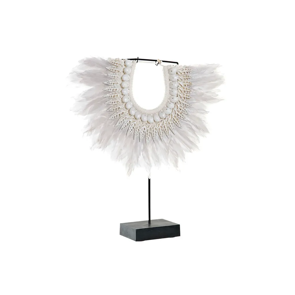 Figurine Plume en Fer pour Décorer un Buffet Vide - Style Chic 44 cm
