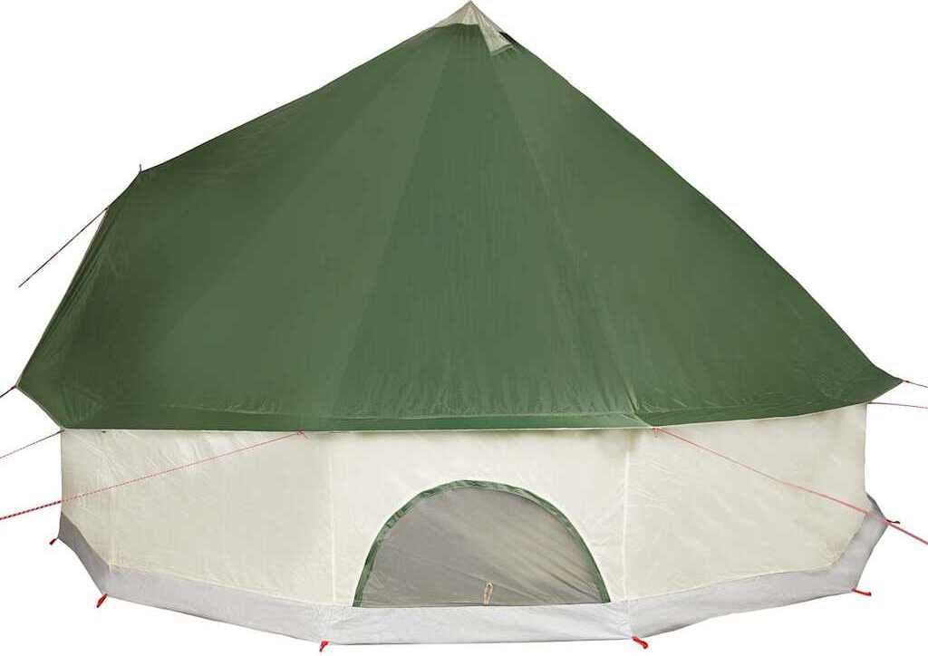 vidaXL Tipi-Familienzelt 10 Personen Grün Wasserdicht Produktbild 2
