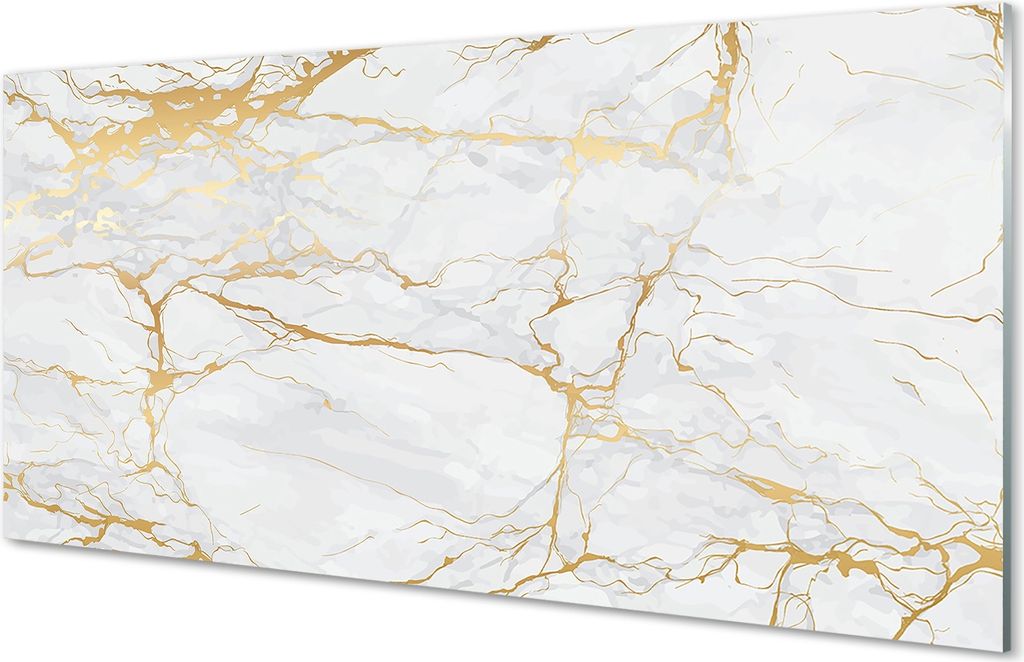 Glasbilder 100x50 Wandkunst Marmorsteinmauer