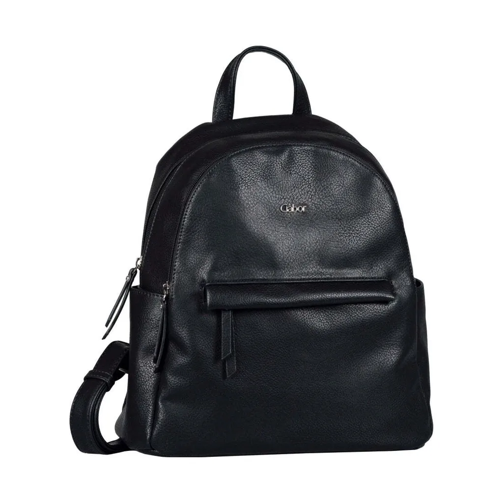Sac à dos femme Gabor Mina noir - Idéal pour le quotidien et les sorties