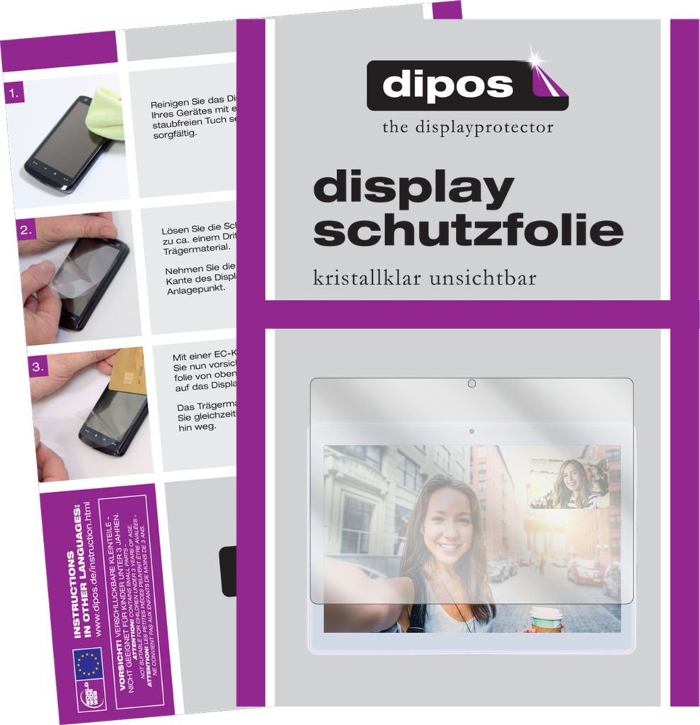 1x Schutzfolie für XGODY TB02 9 Zoll klar Displayschutzfolie Folie Display Schutz dipos