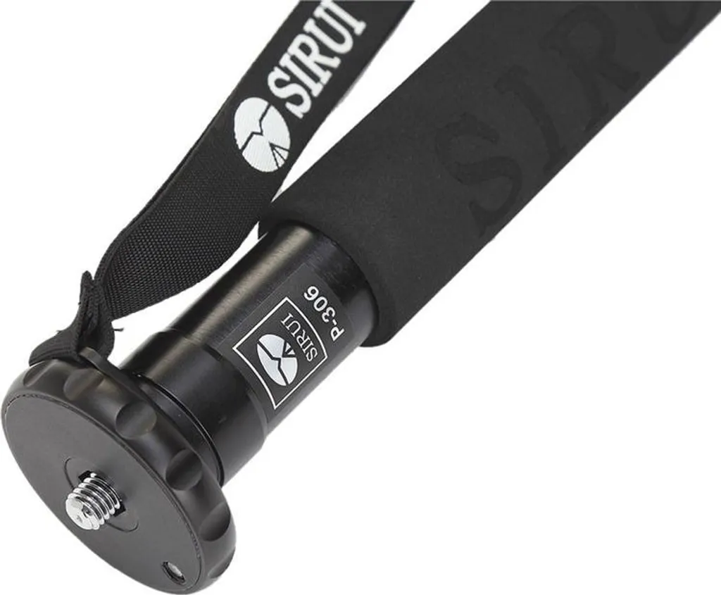 Sirui P-306 Monopode Compact 6 Sections en Aluminium Noir Polyvalent 1/4"