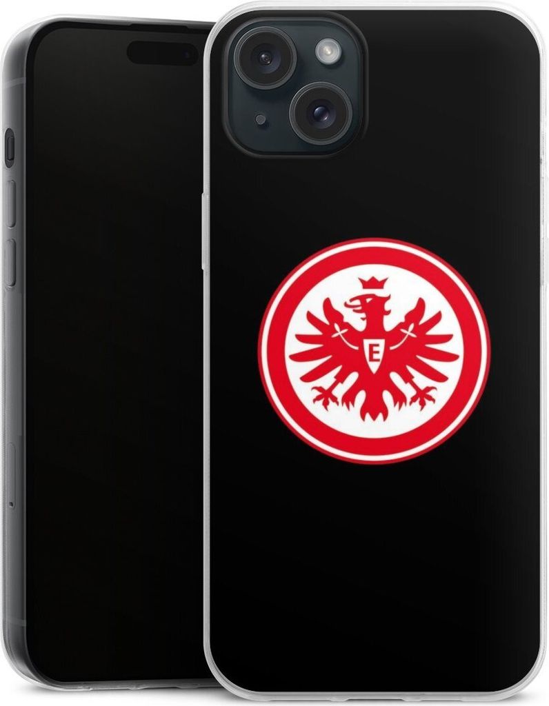 DeinDesign Slim Hülle für Apple iPhone 15 Plus Silikon Case Ultra Dünn Handyhülle Adler Eintracht Frankfurt SGE