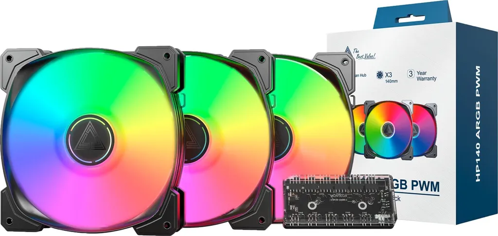 Recensione Prodotto: Montech HP140 PWM ARGB 3-Pack - Performance Airflow