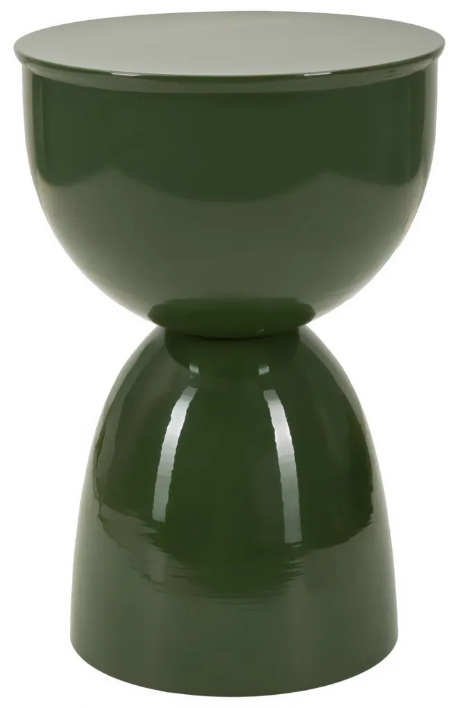 Petite table d'appoint Yao verte 31cm - Meuble gain de place pour studio