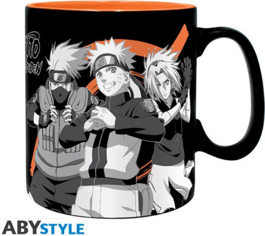 Naruto Shippuden Mug 460 ml Group Black & White