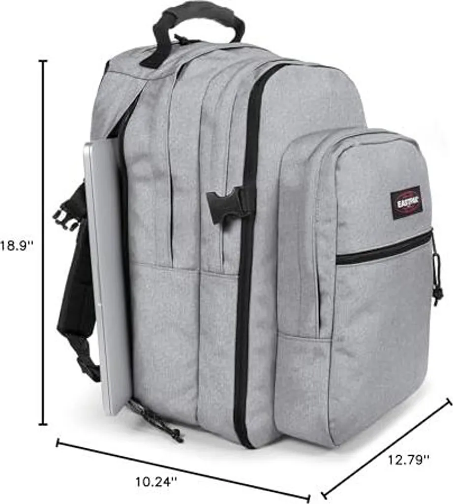 Eastpak Tutor Sunday Grey Sac à Dos Extensible 39L Durable et Robuste - 10