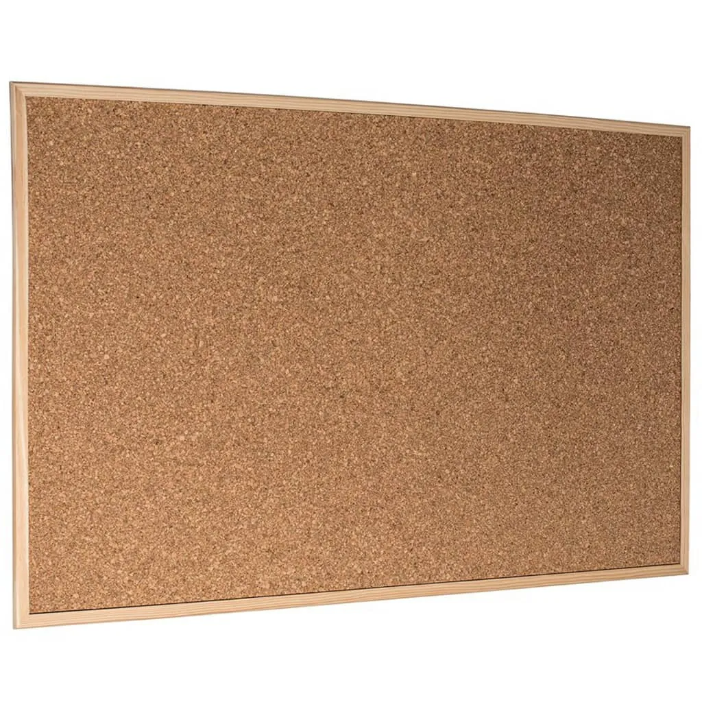 Tableau liège Esselte 80x60 cm - Surface résistante et cadre bois