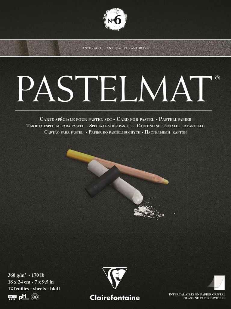 Clairefontaine Pastelmat N°6 18x24cm - Eccellenza per Pastellisti