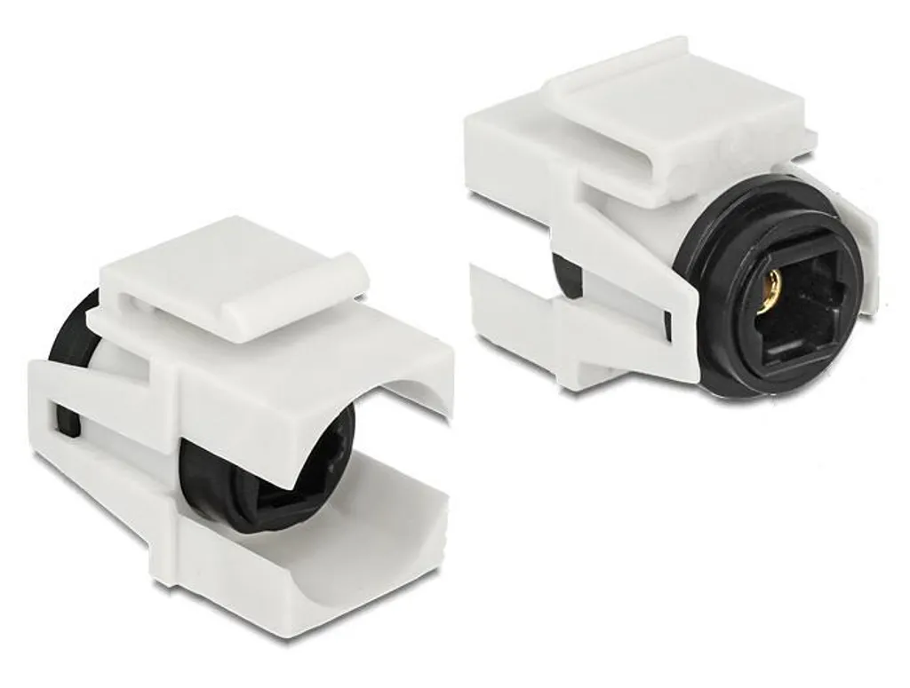 Delock Keystone Toslink Buchse 86326 Module Fibre Optique S/PDIF Noir